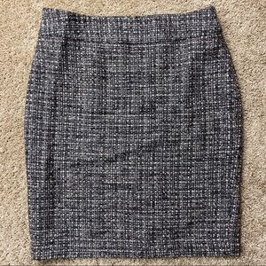 Ann Taylor Tweed Pencil Skirt 10